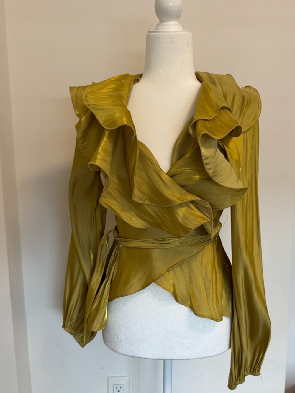 Valentina  Ruffle Wrap Blouse